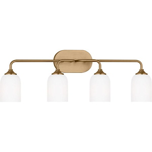 Emile - 4 Light Extra Large Bath Vanity In Traditional Style-9.5 Inches Tall and 31 Inches Wide - 1326587