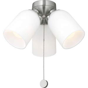 Emile - 9W 3 LED Ceiling Fan Light Kit-7.88 Inch Tall and 13.75 Inch Wide - 1372763