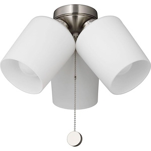 Windom - 9W 3 LED Ceiling Fan Light Kit-7.88 Inch Tall and 13.75 Inch Wide - 1372764