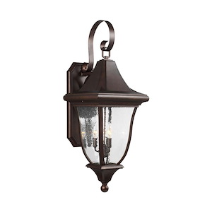 Feiss Lighting-Oakmont-Outdoor Wall Lantern Traditional Cast Aluminum Approved for Wet Locations in Traditional Style-12 Inch Wide by 33.88 Inch High