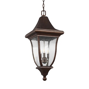 Feiss Lighting-Oakmont-Three Light Outdoor Hanging Lantern