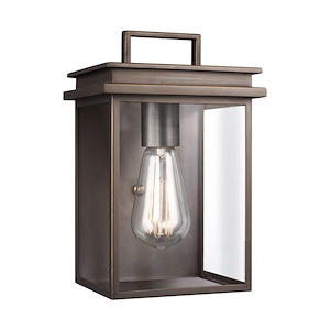 Feiss Lighting-Glenview-Outdoor Wall Lantern Traditional Cast Aluminum Approved for Wet Locations in Traditional Style-6.5 Inch Wide by 10 Inch High