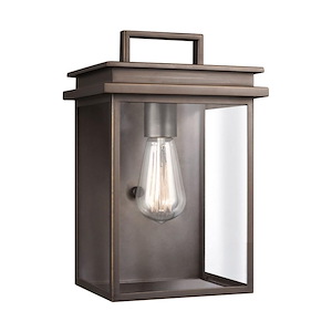 Feiss Lighting-Glenview-Outdoor Wall Lantern Traditional Cast Aluminum Approved for Wet Locations in Traditional Style-7.75 Inch Wide by 12 Inch High
