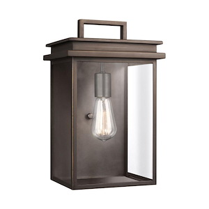 Feiss Lighting-Glenview-Outdoor Wall Lantern Traditional Cast Aluminum Approved for Wet Locations in Traditional Style-9 Inch Wide by 14.75 Inch High - 1286137