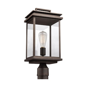 Feiss Lighting-Glenview-One Light Outdoor Post Lantern in Traditional Style-7.75 Inch Wide by 16.75 Inch High - 1286197