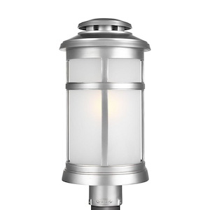 Feiss Lighting-Newport-Three Light Outdoor Post Lantern in Transitional Style made with StoneStrong for Coastal Environments - 1286353