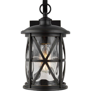 Millbrooke-Outdoor Wall Lantern in Traditional Style-Inch Wide by 12 Inch High made with StoneStrong for Coastal Environments - 1276534