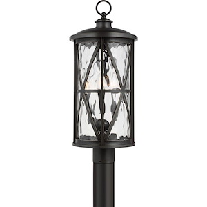 Millbrooke-3 Light Outdoor Post Lantern made with StoneStrong for Coastal Environments - 1276512