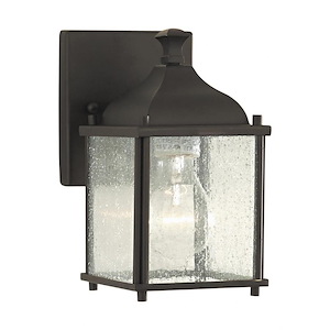 Terrace - 1 Light Small Outdoor Wall Lantern-8.25 Inches Tall and 4.5 Inches Wide