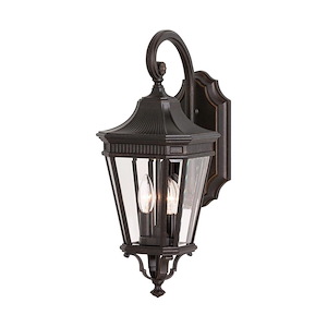 Feiss Lighting-Cotswold Lane-Outdoor Wall Lantern Traditional Aluminum Approved for Wet Locations in Traditional Style-9 Inch Wide by 20.5 Inch High