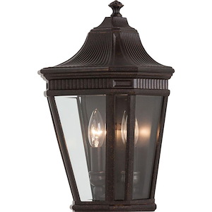Cotswold Lane-Outdoor Wall Lantern Traditional Aluminum Approved for Wet Locations in Traditional Style-9.5 Inch Wide by 16 Inch High - 276639