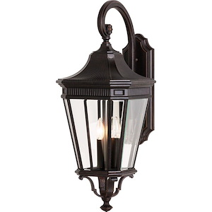 Cotswold Lane-Outdoor Wall Lantern Traditional Aluminum Approved for Wet Locations in Traditional Style-12 Inch Wide by 30 Inch High - 276637