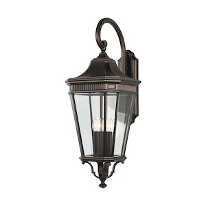 Cotswold Lane-Outdoor Wall Lantern Aluminum Approved for Wet Locations in Traditional Style-13.63 Inch Wide by 36.25 Inch High