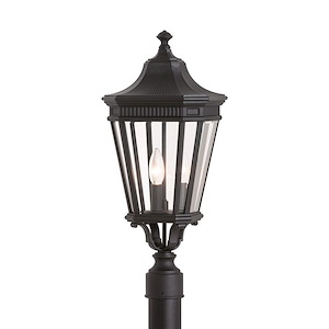 Feiss Lighting-Cotswold Lane-Three Light Outdoor Post Mount in Traditional Style-9.5 Inch Wide by 22.5 Inch High