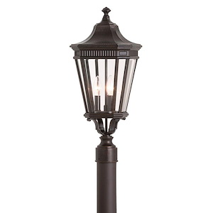 Cotswold Lane-Three Light Outdoor Post Mount in Traditional Style-9.5 Inch Wide by 22.5 Inch High - 276635