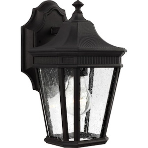 Cotswold Lane-Outdoor Wall Light Traditional Aluminum Approved for Wet Locations in Traditional Style-6.5 Inch Wide by 11.5 Inch High - 1214370