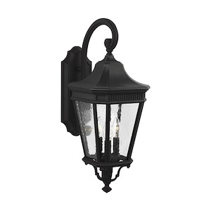 Feiss Lighting-Cotswold Lane-Outdoor Wall Light Traditional Aluminum Approved for Wet Locations in Traditional Style-9.5 Inch Wide by 23.75 Inch High