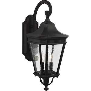 Cotswold Lane-Outdoor Wall Light Traditional Aluminum Approved for Wet Locations in Traditional Style-9.5 Inch Wide by 23.75 Inch High - 1214371