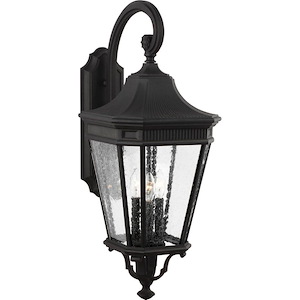 Cotswold Lane-Outdoor Wall Lantern Traditional Aluminum Approved for Wet Locations in Traditional Style-12 Inch Wide by 30 Inch High - 1214151