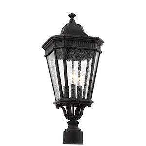 Feiss Lighting-Cotswold Lane-Three Light Outdoor Post Lantern in Traditional Style-9.5 Inch Wide by 22.38 Inch High - 620424