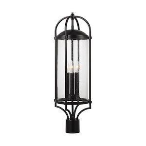 Feiss Lighting-Dakota-Three Light Outdoor Post/Pier Lantern in Transitional Style-9.5 Inch Wide by 28.13 Inch High - 1276525