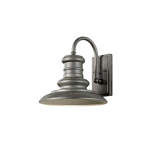 Feiss Lighting-Redding Station-Medium Outdoor Wall Light Aluminum Approved for Wet Locations in Period Inspired Style-12 Inch Wide by 12.5 Inch High