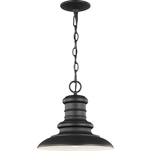 Redding Station-One Light Outdoor Hanging Lantern in Period Inspired Style-12 Inch Wide by 11 Inch High - 350273