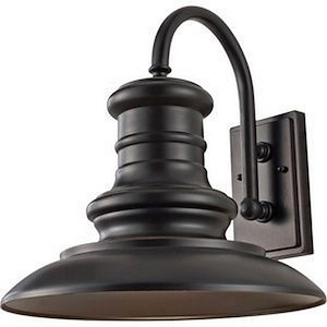 Feiss Lighting-Redding Station-Large Outdoor Wall Light Aluminum Approved for Wet Locations in Period Inspired Style-15 Inch Wide by 15.63 Inch High - 897742