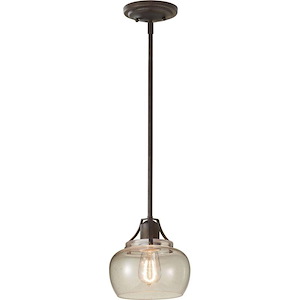 Urban Renewal-Mini-Pendant 1 Light in Period Inspired Style-8 Inch Wide by 8 Inch High - 1276816