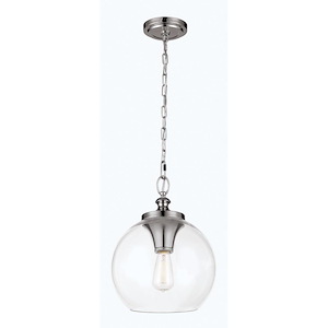 Feiss Lighting-Tabby-Pendant 1 Light in Period Inspired Style-12 Inch Wide by 15.88 Inch High