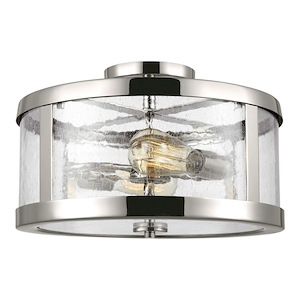 Feiss Lighting-Harrow-Two Light Semi Flush Mount in Modern Style-15 Inch Wide by 10.13 Inch High - 1286391