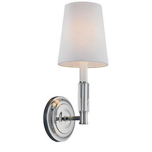Feiss Lighting-Lismore-One Light Wall Sconce in Crystals Style-5.5 Inch Wide by 13.88 Inch High