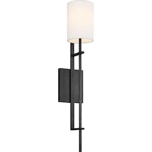 Ansley-1 Light Wall Sconce in Modern Style-4.75 Inch Wide by 26.5 Inch High - 1276864