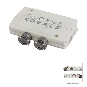 Accessory-LED Under-Cabinet Junction Box in Contemporary Style-4.75 Inches Wide by 0.88 Inches Tall