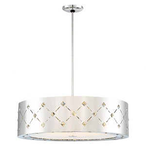 Crowned-70W 1 LED Pendant-28 Inches Wide by 9.5 Inches Tall - 900605