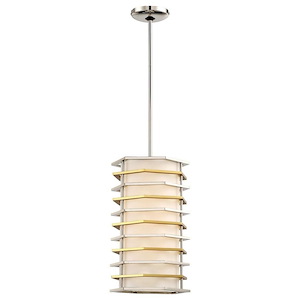 Levels-24W 1 LED Mini Pendant in Contemporary Style-10 Inches Wide by 17.25 Inches Tall - 656032