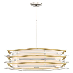 Levels-52W 1 LED Pendant in Contemporary Style-26 Inches Wide by 7.5 Inches Tall