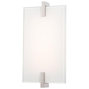 Hooked-12W 1 LED Wall Sconce in Contemporary Style-6 Inches Wide by 11.25 Inches Tall