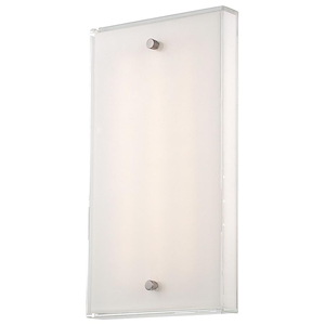 12W 1 LED Wall Sconce in Contemporary Style-6.75 Inches Wide by 12 Inches Tall