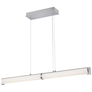 Tube-80W 2 LED Island in Contemporary Style-4.75 Inches Wide by 3.5 Inches Tall