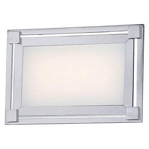Framed-19W 1 LED Bath Vanity in Contemporary Style-9.25 Inches Wide by 6.25 Inches Tall