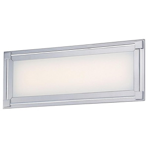 Framed-28W 1 LED Bath Vanity in Contemporary Style-16 Inches Wide by 6.25 Inches Tall - 433512
