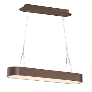 Step Up-38W 1 LED Pendant-33.5 Inches Wide by 3.5 Inches Tall