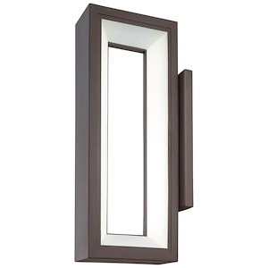 Skylight-45W 1 LED Outdoor Wall Sconce in Contemporary Style-4.75 Inches Wide by 15.75 Inches Tall