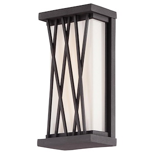 Hedge-15W 1 LED Outdoor Pocket Lantern in Contemporary Style-5 Inches Wide by 10 Inches Tall