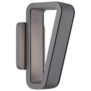 Pediment-13W 1 LED Outdoor Wall Sconce in Contemporary Style-4.75 Inches Wide by 11.25 Inches Tall - 537108