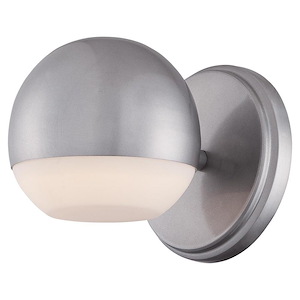 Droplet-7W 1 LED Outdoor Wall Sconce in Contemporary Style-5 Inches Wide by 5 Inches Tall