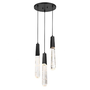 Drifting Droplets - 18W 3 LED Pendant-18 Inches Tall