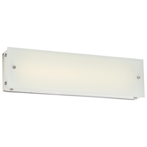 Button-28W 1 LED Bath Vanity in Contemporary Style-3.25 Inches Wide by 5.5 Inches Tall - 523192