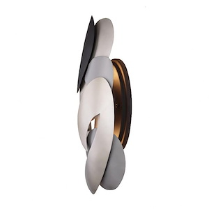 Metalo Misto - 2 Light Wall Sconce-18 Inches Tall and 6 Inches Wide
